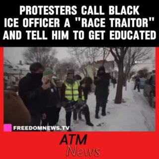 Anti-ICE protesters in St Paul, #Minnesota, confronted a black #ICEAgent and called him a "race traitor" as he tried to debate with them.
—
They suggested that he get educated on the history of immigration, to which he responded that it "is not about history, it is about enforcing the law."