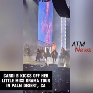 Last night, #CardiB kicked off her #LittleMissDrama Tour with the first concert in #PalmDesert, California.