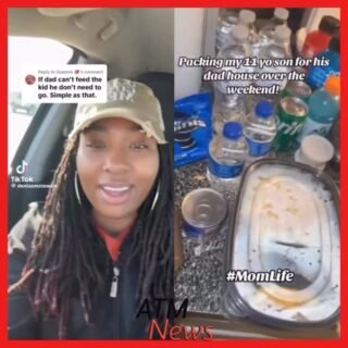 The #mom who packed a bunch of food for her 11-year-old son to take for the #weekend at his dad’s house speaks out after Netizens questioned her action and the dad’s ability to provide.
—
She explains that she didn’t think the video would have gotten so many negative comments and that the dad told her she didn’t have to send any food.
