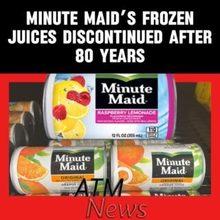 Minute Maid’s frozen can #juices, just like other Coca-Cola-owned frozen juices, will be discontinued by April, Coca-Cola Co. said in a statement.
—
The company wants to focus on fresh juices, as customers now prefer them.