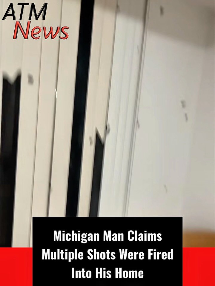 A #Michigan man named Brandon Thompson shared a video on #Facebook, alleging that someone fired multiple shots into his home on Father's Day.