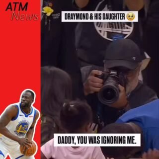 Aww 🥲🥹🥹 Sweet moment between #DraymondGreen and his #daughter at the #Warriors game last night.
—
She thought he was ignoring her!
—
#DaddysGirl #GirlDad
—
🎥  @nba