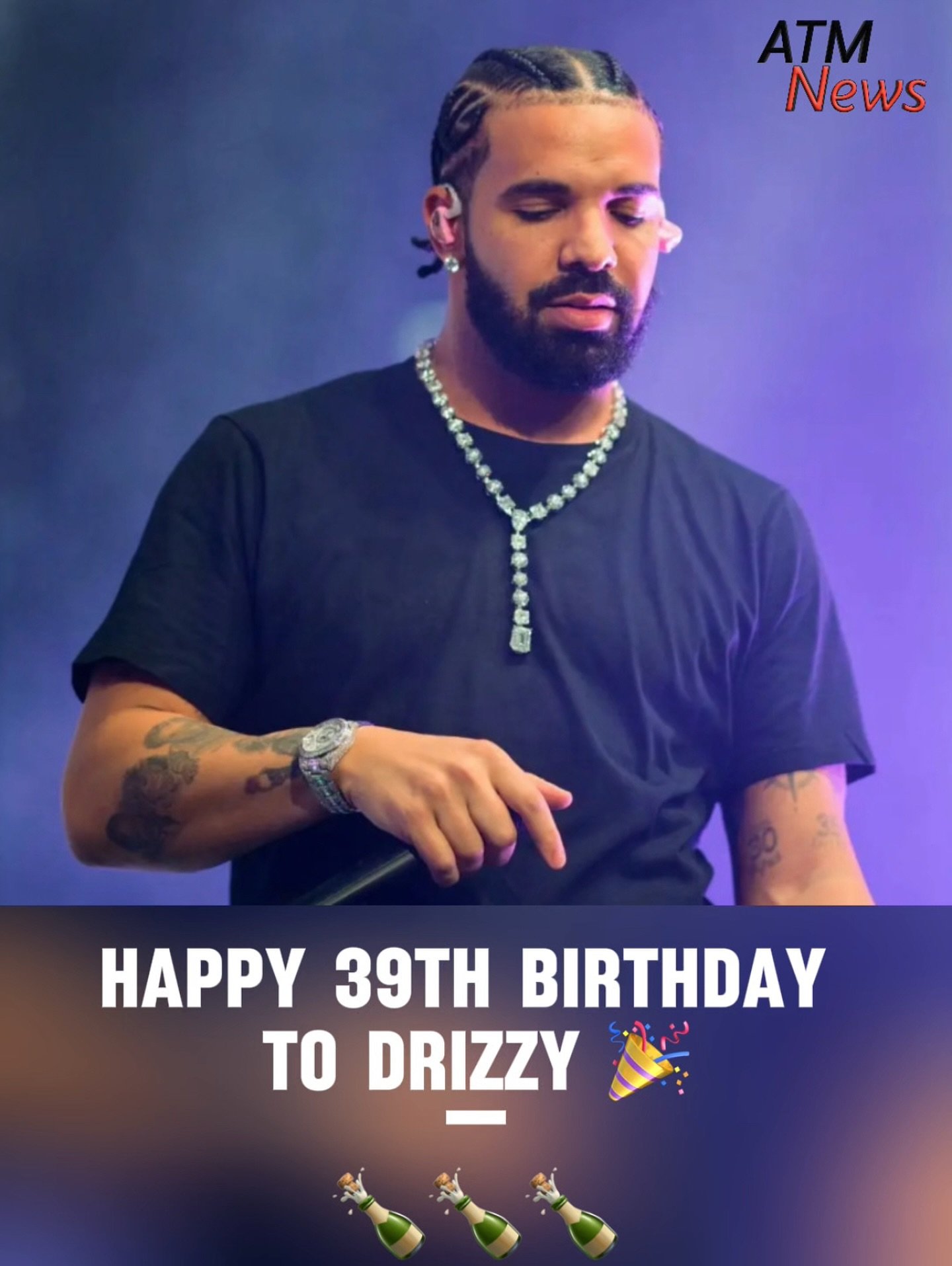 Our birthday wishes go out to #ChampagnePapi, who turned 39 today!