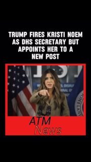 #KristiNoem will no longer be #DHS Secretary, effective March 31, 2026.