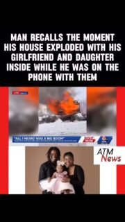 Shnider Germilus, of #Taunton, Massachusetts, told @wcvb5 that he was at work and on the phone with his girlfriend, 25-year-old Lucitha Blanc, who was at #home making pancakes for their 2-year-old daughter, Janelle, when he suddenly heard a big "Boom." That was on Wednesday, February 25.
—
Their call disconnected, and not knowing what happened, he called the #police.
—
It turned out that a gas leak caused their house to explode when his girlfriend turned on the stove.
—
After seeing his house on fire on Facebook, he said he first thought he had lost them both. But then, officers told him they were at the hospital, alive. 
—
Although they sustained injuries and burns and need surgeries, they are both expected to be okay.