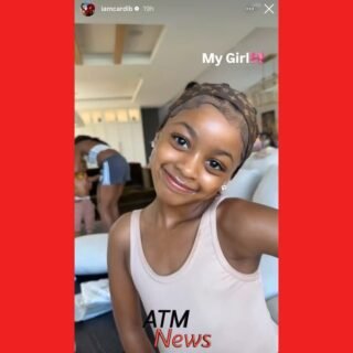 #CardiB posts all of her #babies’ face cards except baby #4!