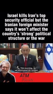 #AliLarijani, who served as Iran’s top security official, was killed by the Israeli military, #Netanyahu announced. —However, Iran’s foreign minister, #AbbasAraghchi, said in an interview that Larijani’s death will not affect Iran’s political structure. —According to him, the United States and Israel do not understand that #Iran’s political system is strong and that killing individuals will not change anything.