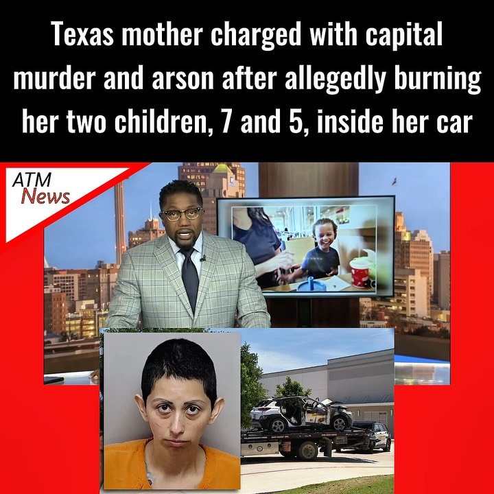 This is absolutely heartbreaking 💔! #MarleneVidal, 34, a resident of Edinburg, Texas, has been charged with two counts of capital murder and one count of arson after she allegedly drove to #SanAntonio on Friday, May 15, and set her #van on fire with her two children inside. Her daughter, Aleeza Vidal, was 7 years old, and her son, Adrian Vidal, who was autistic and nonverbal, was 5 years old.—On Friday morning, a passerby spotted the white SUV engulfed in flames behind a warehouse in the 500 block of Richland Hill Drive in San Antonio and alerted authorities. When they arrived at the scene, Marlene was still there. —Relatives said they had previously told authorities about Marlene’s depression and declining mental health. Neighbors confirmed that police visited Marlene on multiple occasions, including on Mother's Day. One neighbor said she noticed Marlene’s strange behavior, including cutting her hair. When the neighbor asked, Marlene said she had breast cancer. It is not confirmed whether she was ever diagnosed.—The children’s father, who lives in the #RioGrandeValley, told news outlets that he is devastated by the #tragedy, and he too confirmed that Marlene was showing signs of depression and deteriorating mental health.