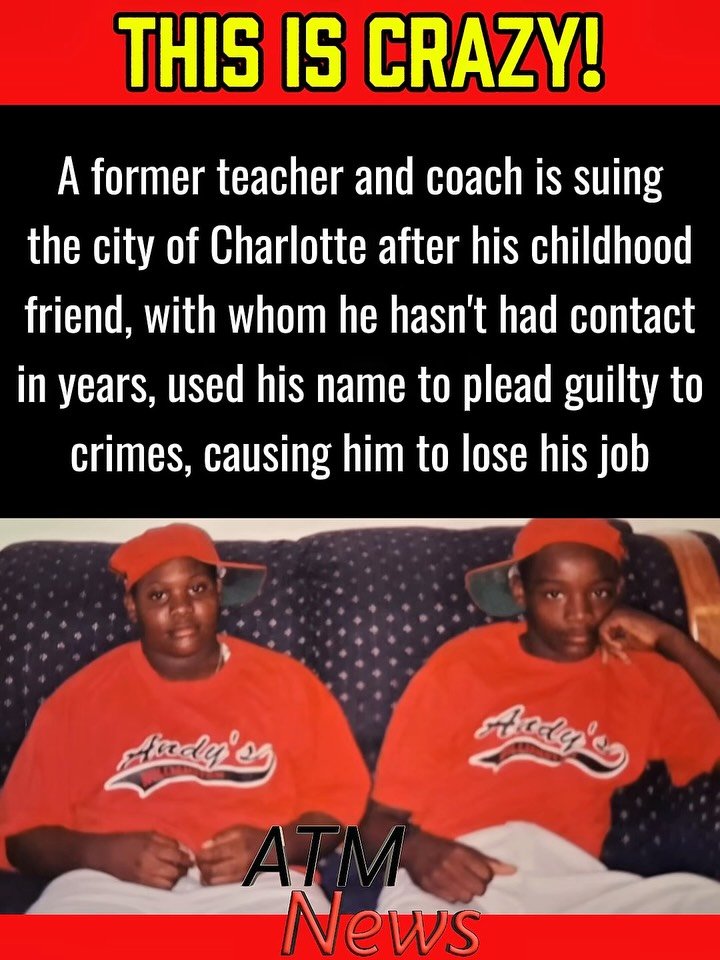 Kendrick Gonzalez, a former K-12 #teacher and football #coach, is suing the city of #Charlotte, North Carolina, and three of its officers after they allegedly failed to do their due diligence and allowed his childhood friend, with whom he hasn't had contact since middle school, to plead #guilty under his name, ruining his record.—That childhood friend, Kemardrick Sherrod, gave Gonzalez’s name and birth date when he was arrested for break-in and drug possession. When officers pulled out the name he gave, the photo didn't match Sherrod, but they proceeded anyway. —Gonzalez said that because of the mistake, he immediately lost his #job at the school, and he only found another job a year later, at a daycare and as a van driver, even though his training is K-12.—Gonzalez is seeking compensation for the damage he incurred due to the mistake, but the city filed a motion to dismiss his lawsuit, arguing that the fault should rest with Sherrod, who gave the wrong name.