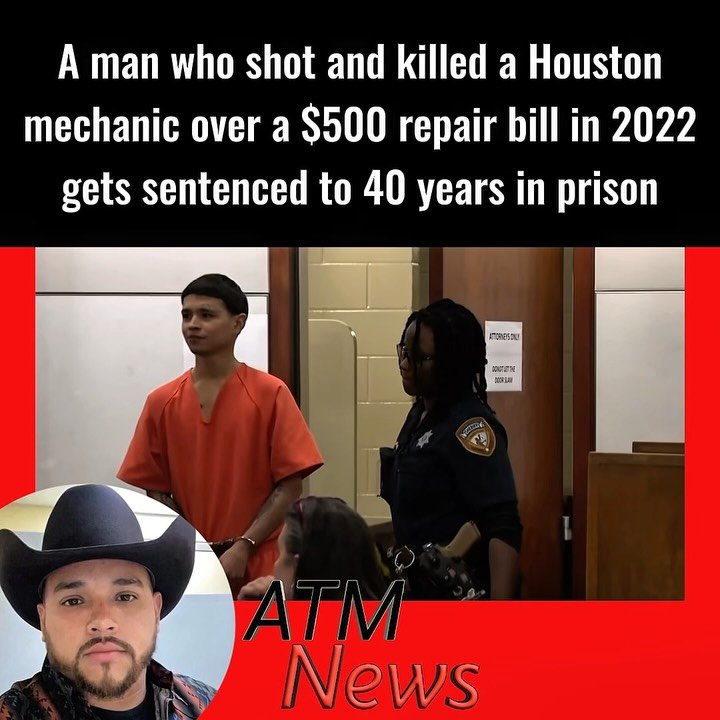 #RaudelOrozco, now 23, was sentenced on Tuesday to 40 years in prison for killing Luis Casillas, a Houston #mechanic who worked on his truck, just two days before Christmas 2022.—Raudel reportedly went to Luis’ shop with five others, including his brother, Rolando Orozco, and started an argument with Luis after refusing to pay the $500 he owed. The group followed Luis outside the store and reportedly drew multiple guns, causing Luis to beg for his dear life, telling them that he was a father of two. Despite his plea, Raudel mercilessly fired a shot straight into Luis’ head.—Raudel, his brother Rolando, and a friend, Jody Duron, were all charged in connection with the shooting, but Duron got his charges dismissed in September 2024 due to a lack of evidence to support his role in the killing. At the time, Duron was allegedly sending mocking text messages to the victim’s family, asking them about the GoFundMe they had set up, along with laughing emojis.—After the judge sentenced Raudel, he reportedly yelled to the victim’s family in a threatening way that one day he would be out of prison.