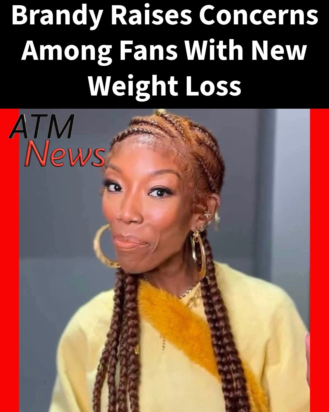 The beautiful and iconic #Brandy stepped out to receive the key to her hometown of McComb, Mississippi, and her new appearance concerned many of her #fans. Some reports, however, state that it is an intentional weight loss.