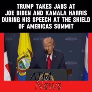 Oops!! #Trump had a few things to say about #Biden and #Harris during his address to #LatinAmerica leaders at the 'Shield of Americas Summit' in #Doral, Florida.