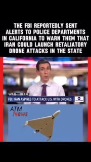 According to @abcnews, the #FBI sent alerts to police departments in #California to inform them that, as of early February 2026, Iran aspired to attack unspecified targets in the state using drones. It is unclear when, how, or whether the attacks will occur, as the FBI has not provided any additional details.