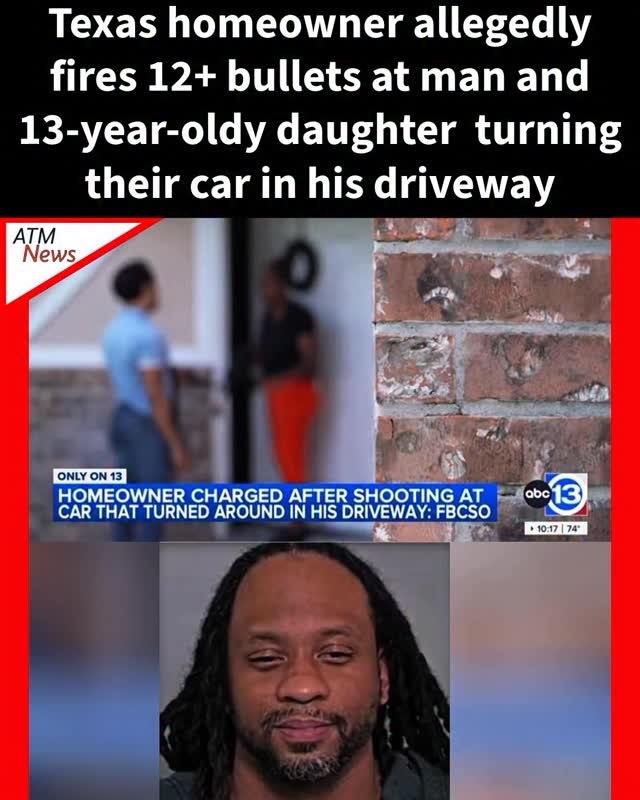 #Disturbing! Seth Daigre, a #homeowner in #Houston, Texas, is facing two counts of aggravated assault after he allegedly fired multiple rounds at a #car trying to turn in his driveway around 2 p.m. on April 21, 2026.—A woman told @abc13houston that her son-in-law was driving the car and her 13-year-old granddaughter was in the passenger seat when Daigre took issue with them turning around in his driveway and began shooting. —While Draigre admitted to shooting twice, neighbors said they heard over a dozen shots, and investigators stated that he fired multiple shots, paused, and fired additional shots.—One bullet was found in the seat on which the 13-year-old girl was sitting. Daigre’s bond was set at $80,000.