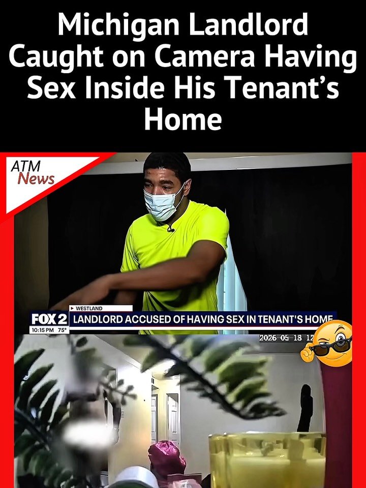 Oops! A #Michigan couple is in shock after they allegedly caught their #landlord on live camera having sex with a #woman inside their home. —They thought he was going to the house to remove dead birds from the attic.