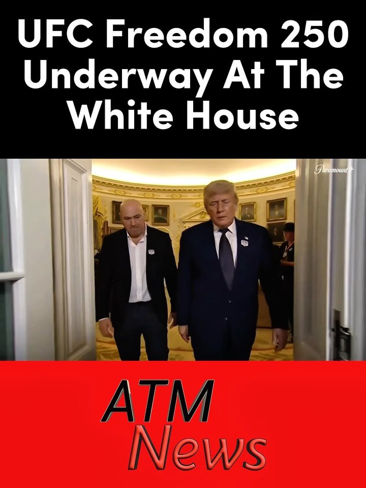 The #UFCFreedom250 hosted by Trump and Dana White at the #WhiteHouse is currently underway. —This is also a special day for Trump as he celebrates his 80th #birthday.