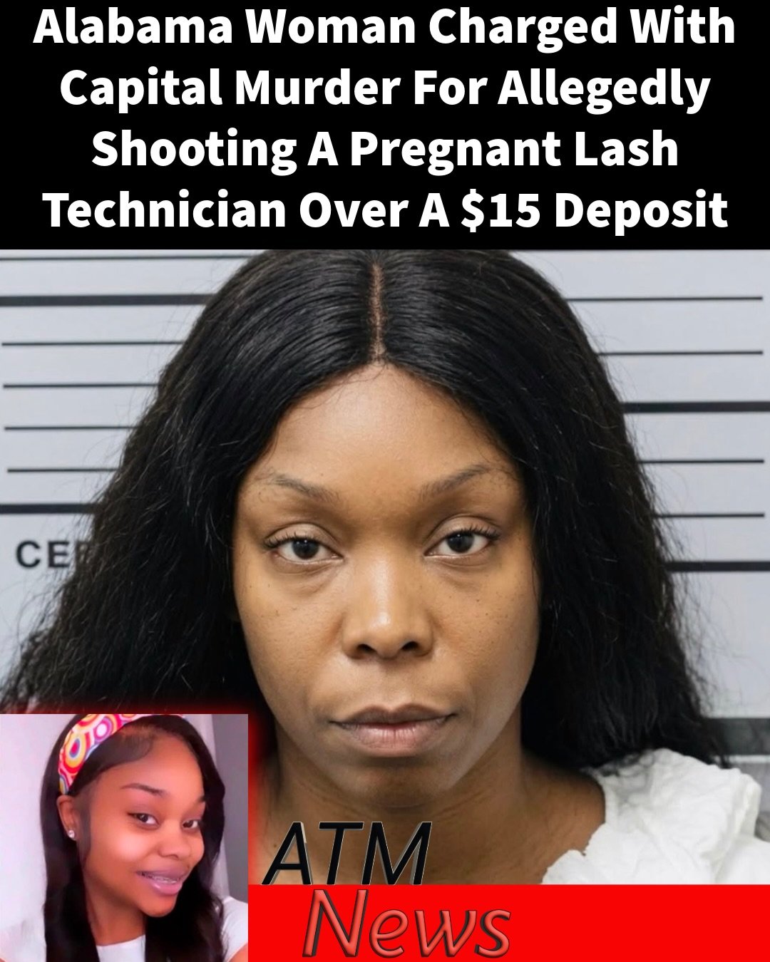 Kanedrea Davis, 29, of Mobile, Alabama, appeared in court on Thursday, one month after she was arrested and charged with Capital Murder.—According to authorities, Davis and 23-year-old lash technician Chyna Hickman connected on social media because of a lash extension special Hickman was promoting. Davis reportedly paid a $15 appointment deposit, but things went south when she began requesting a refund after accusing Hickman of repeatedly delaying her appointment.—On July 11, Davis called 911, saying she was trying to get her $15 back from Hickman but that Hickman was being aggressive. Investigators, however, said surveillance video shows that Davis was the one being aggressive, driving by Hickman’s home multiple times, threatening to shoot up her house, and, according to a witness, Davis threw a wooden block at Hickman’s car, leading Hickman to come out with a broom.—A heated confrontation allegedly ensued, and Hickman reportedly asked, “So what, you gonna shoot me?” That's when Davis allegedly shot Hickman in the chest and left. Police arrested Davis an hour later after a neighbor who witnessed the ordeal called 911.—An autopsy confirmed that Hickman, a mother of two, was pregnant with her 3rd child. Prosecutors said they have not yet decided whether to seek the death penalty.—#Alabama #lash #dispute #autopsy #shooting
