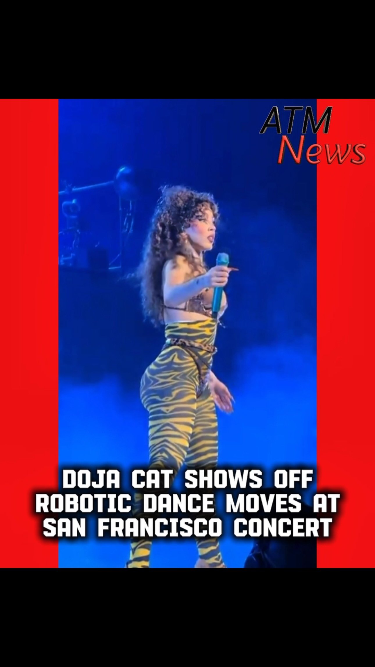Doja Cat goes full robot mode on stage in San Francisco! 🤖🔥