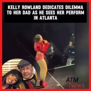 How #beautiful! #KellyRowland dedicated "Dilemma" to her #father as it was his first time seeing her perform. The two reconnected back in 2018 after being estranged for 30 years.