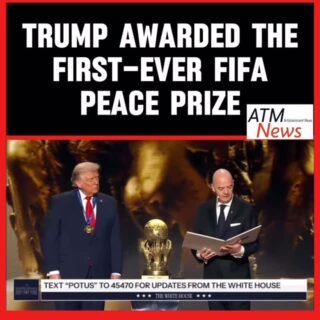 Yesterday, December 5, 2025, #GianniInfantino awarded #Trump the first-ever #FifaPeacePrize.