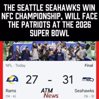 The #Seahawks won 31-27 against the #Rams and will face the New England Patriots in Super Bowl LX on February 8, 2026.