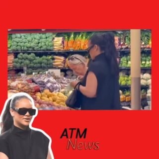 What are we cooking, Riri?  #Rihanna spotted shopping for #groceries in #LosAngeles 😎
—
🎥📸 @tmz_tv @backgrid_usa