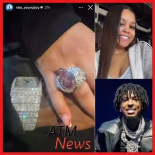 One thing about #NBAYoungboy, he always puts some bling on his #wifey’s finger ✨