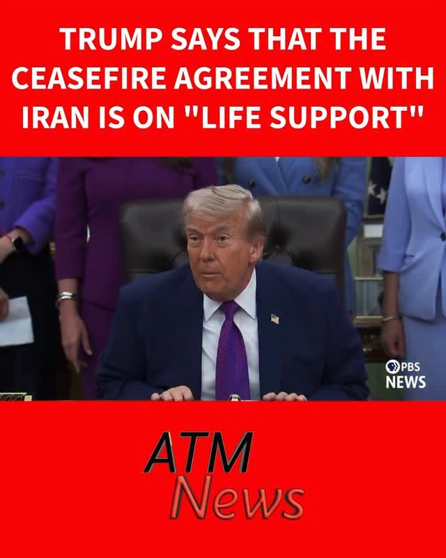 Trump told reporters on Monday that Iran’s #ceasefire is on "life support" after rejecting the latest proposal, which, according to him, is a "piece of garbage."