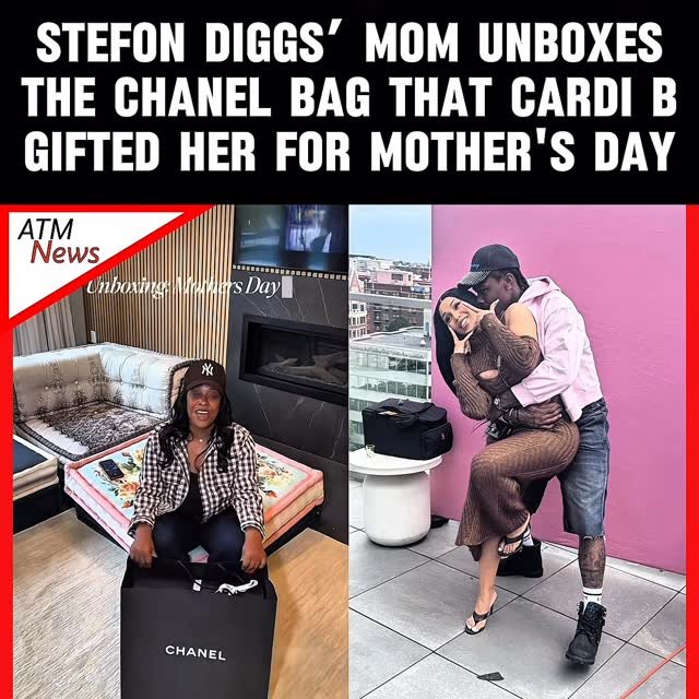 #Cardi gifted #StephanieDiggs a #ChanelBag for Mother’s Day.