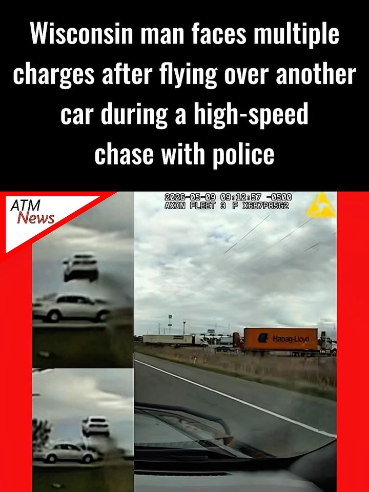 The Fond Du Lac County Sheriff’s Office released video of a wild, video-game worthy police chase during which a driver identified as 44-year-old Dewayne Stokes flew over another #car before attempting to flee on foot.—Stokes is now facing multiple charges, including felony bail jumping and first-degree recklessly endangering safety.—#Wisconsin #PoliceChase