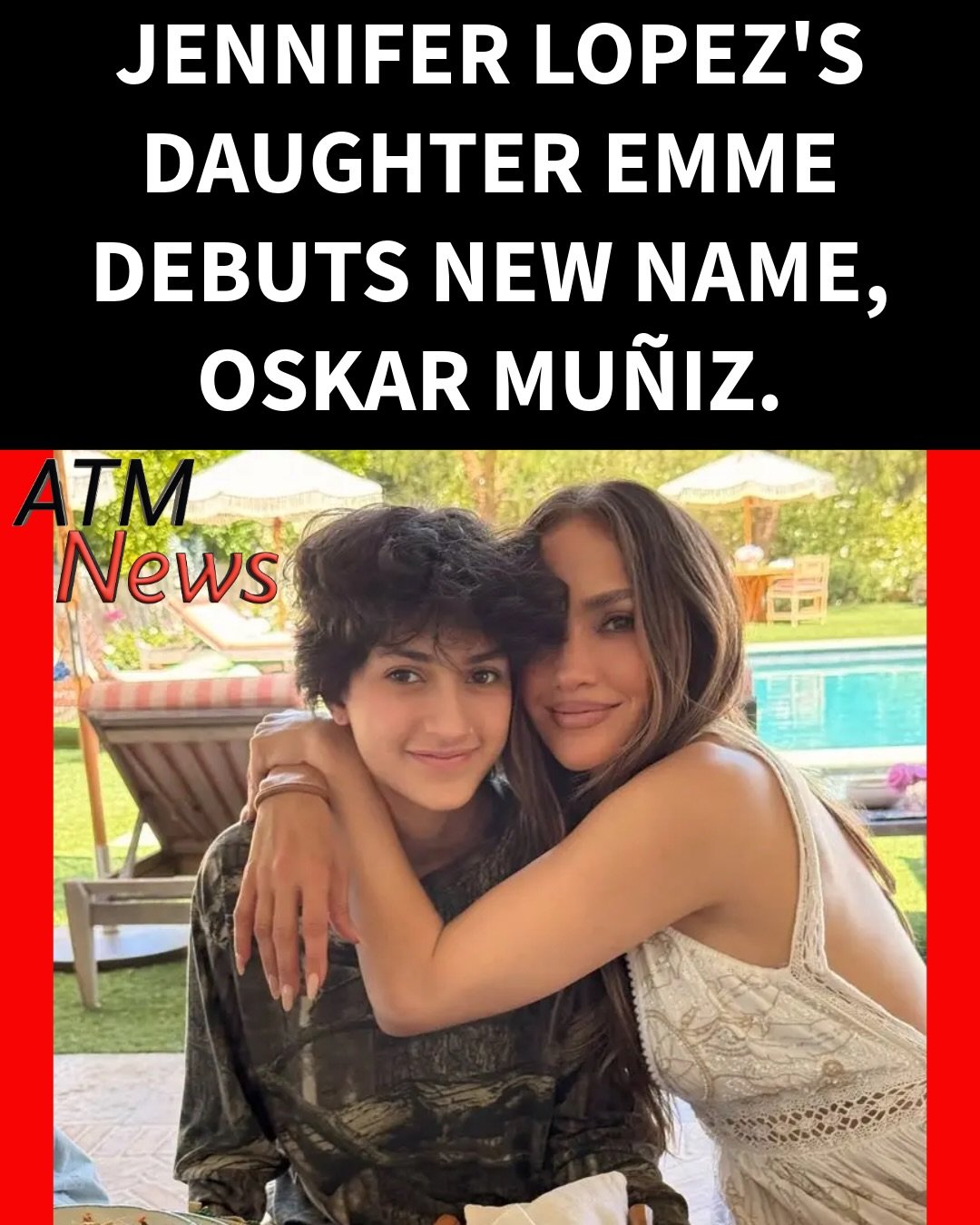 #JenniferLopez and Marc Anthony's daughter, Emme Muñiz, who graduated from #HighSchool this week, was referred to as "Oscar Muñiz" on a page dedicated to announcing her school’s graduating seniors' college decisions.