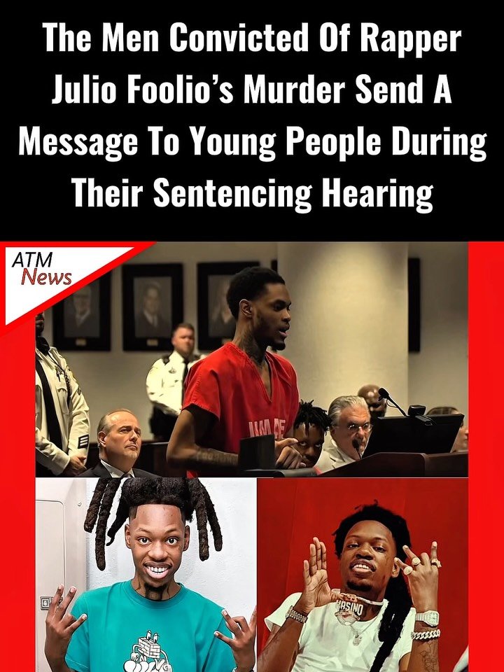 The four men convicted of murder in the #JulioFoolio ambush shooting case appeared in court on Monday, June 22, 2026. They were sentenced to life in prison without the possibility of parole, as recommended by a #jury back in May.—Three of them took the opportunity to warn young people about street #violence and gang activity. They said it is not worth it; don’t do it.