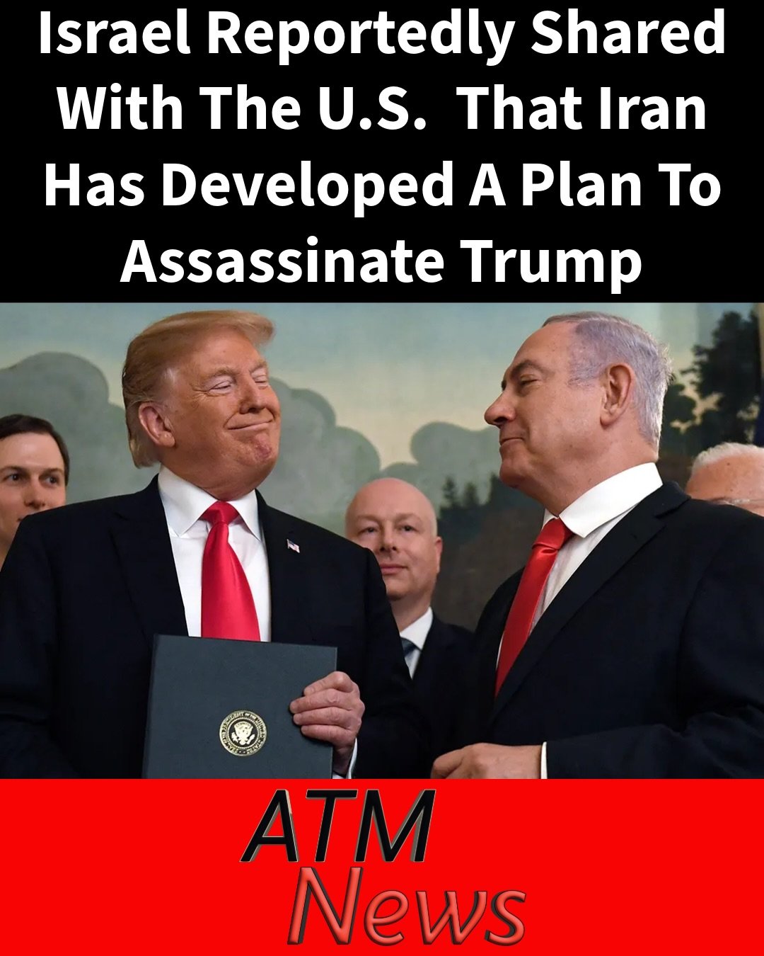 The Wall Street Journal reported on Thursday, citing people with knowledge, that #Israel recently shared intelligence with the United States that Iran has developed fresh plans to kill Trump.—This comes as Trump himself told reporters that he is "number one" on Iran’s killing list.