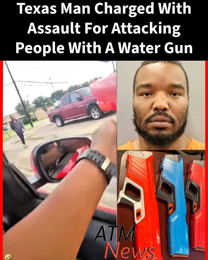 On Thursday, the #Houston Police Department announced that 34-year-old Christopher Cayce was arrested and charged with two counts of #assault with bodily injury.—Cayce is accused of using high-powered water #guns to soak people in downtown and other areas while they were just minding their business. His #victims allegedly include many disabled and homeless people.