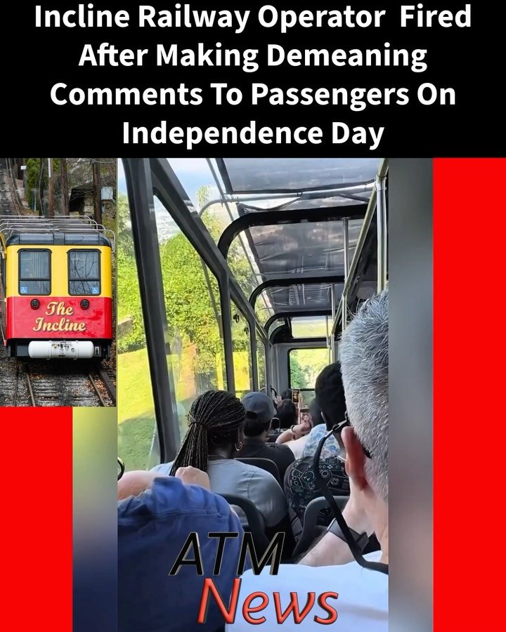 A #train operator at the "Incline Railway" in Chattanooga, #Tennessee, was fired after he was recorded on Independence Day telling tourists they could leave if they didn’t agree that the United States is the greatest country in the world.—The father-son duo who captured the moment sent the video to management and posted it online; the operator, identified as Jack Peterson, was immediately fired.— Backup Page @atm_news_tv