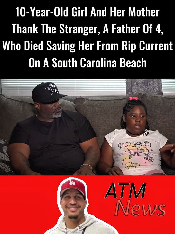 Derrick Moore, a 47-year-old elementary school teacher, a coach, and father of four, from Loganville, Georgia, is being remembered as the #hero he is after he died saving 10-year-old Summer McCallum from a dangerous rip current in Myrtle Beach, #SouthCarolina. The unfortunate incident occurred on August 6, and both the little #girl and her mother have now expressed how thankful they are 🙏😩
