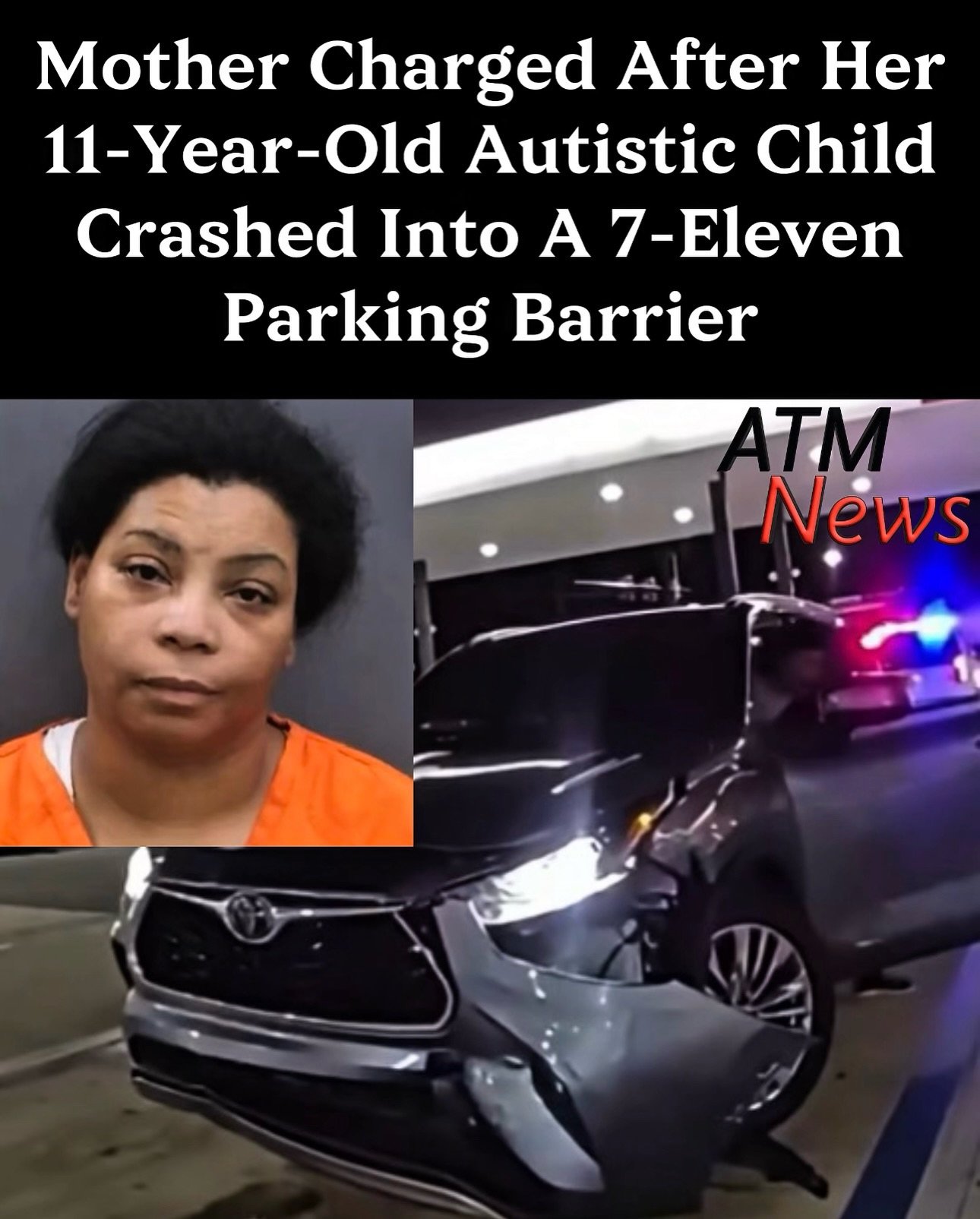 A Florida mother was arrested on Sunday after she allegedly allowed her 11-year-old #autistic child to drive from their house to a 7-Eleven while she was in the #car. When parking, the child mistook the gas pedal for the brake and crashed into a barrier. The Hillsborough County Sheriff’s Office called her decision to let the child drive “reckless” and said it could have ended in a #tragedy. —The mother has now been charged with child abuse and permitting an unauthorized minor to drive. Some netizens, however, find the charges too harsh.