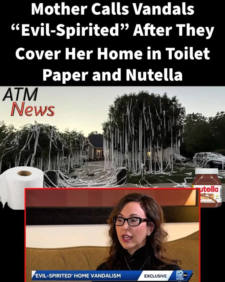 Oops 🫢! Someone took “let’s roll” a little too literally! A Delafield family is seeking answers after waking up on September 24 to find their home covered in toilet paper and Nutella.—The mother described the incident as “evil-spirited,” saying she believes it went beyond a typical prank. She suspects it may be connected to the bullying her autistic son faces at school.—🎥 WISN