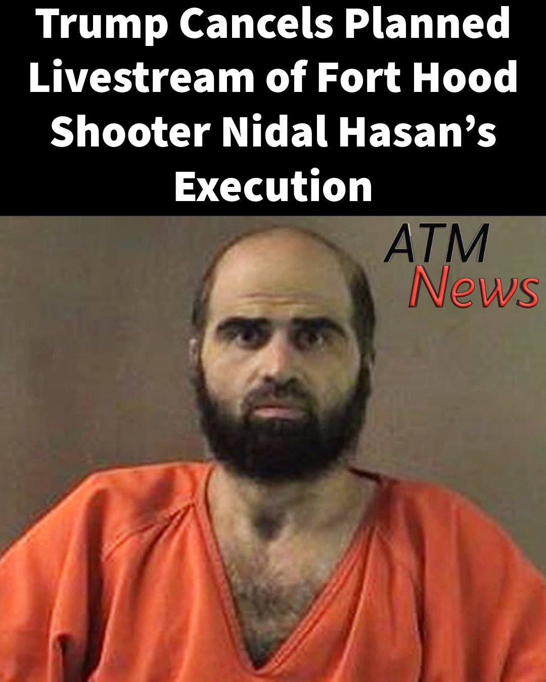 President Donald Trump announced Thursday, October 15, that Nidal Hasan’s execution will not be livestreamed, reversing a Pentagon plan that drew criticism from lawmakers, religious leaders and survivors of the Fort Hood shooting. Hasan, a former Army psychiatrist, was sentenced to death in 2013 for killing 13 people and injuring 32 others at the Texas military base in 2009. His execution by firing squad remains scheduled for December 3. Defense Secretary Pete Hegseth had supported broadcasting the execution publicly. Trump said he believed a broadcast could deter terrorism but acknowledged that many people did not want to watch. Victims’ immediate families will still be allowed to attend in person.