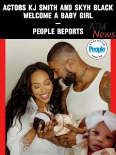 Actress #KJSmith and Actor #SkyhBlack, who tied the knot in 2023, announced exclusively to @people that they have welcomed their first #child, a baby girl named Pryde JaNea Black, on Saturday, Oct. 4 at 5 p.m.