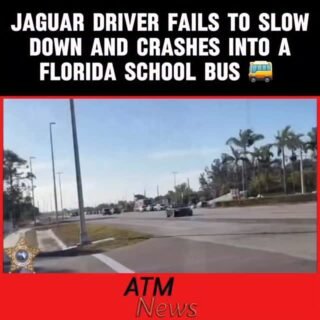 A man driving a #Jaguar crashed into the back of a #SchoolBus that was getting ready to stop and pick up children in Fort Myers, Florida, on Wednesday.
—
As the car was trapped under the bus, bystanders didn't think the driver would have made it out alive, but he miraculously did with only minor #injuries. He was given a citation for following the bus too closely.
—
🎥 @gulfcoastnewsnow