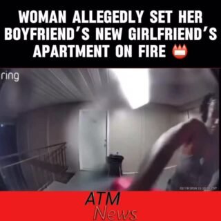 This video is going #viral! It allegedly shows a #woman setting her #boyfriend’s new girlfriend’s apartment on fire. 
—
It is unclear whether anyone was inside. We will update the caption once we have more information.