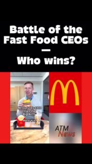 Which #FastFood CEO took the best bite? 😆—#viral