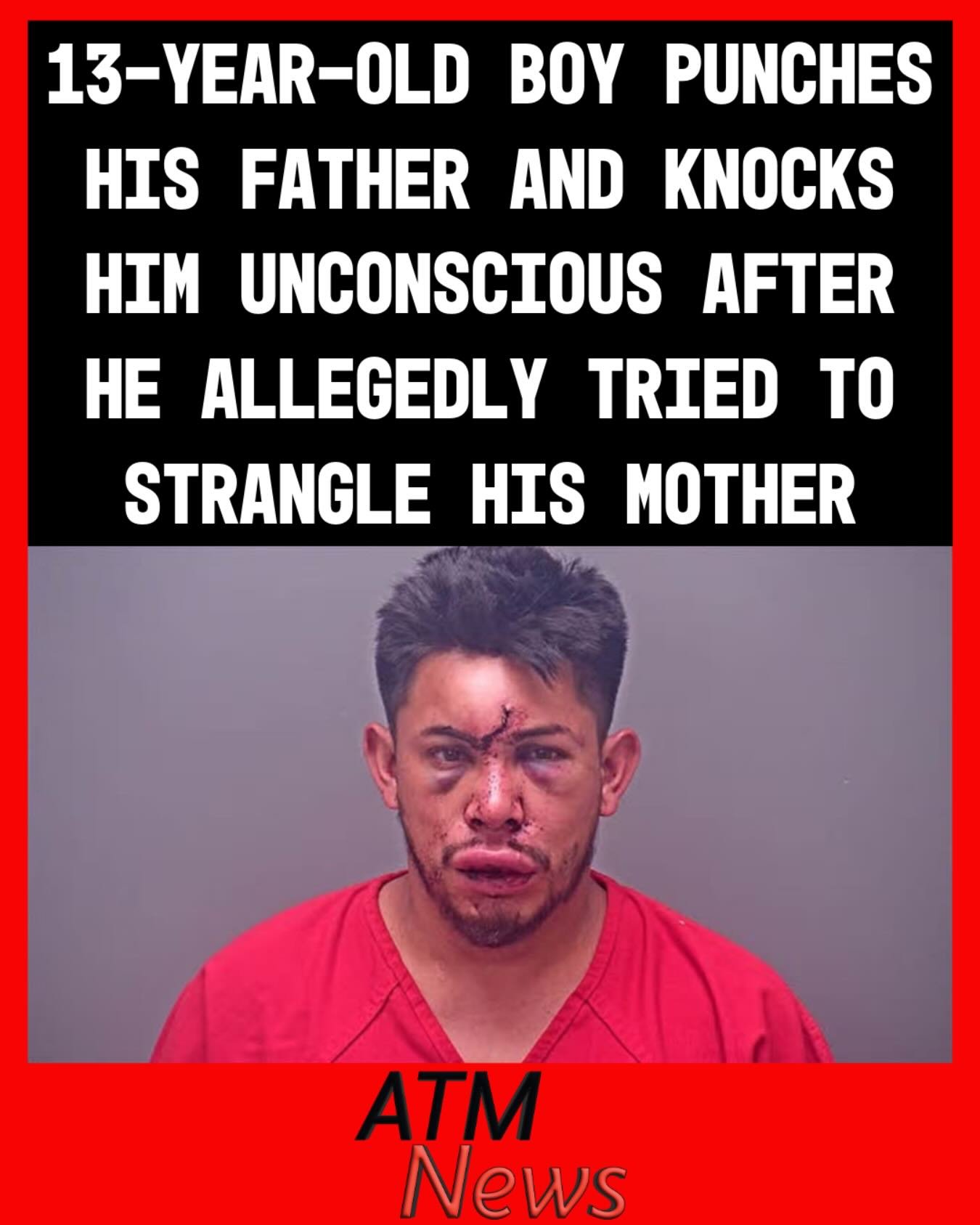 Oops! A man named Daniel Hernandez-Lopez, 32, was arrested on Monday and charged with domestic violence and strangulation.—According to the Baldwin County Sheriff’s Office, officers were called to a home in Foley, #Alabama, Monday night. Once at the scene, they were told that Hernandez-Lopez, who they said appeared "highly intoxicated," had a heated #argument with his wife during which he tried to strangle her.—Hernandez-Lopez then went outside, and their 13-year-old son confronted him. That's when Hernandez-Lopez allegedly tried to hit the #boy with a bike. He missed, and the boy began punching him in the face multiple times, knocking him unconscious until officers arrived.—Hernandez-Lopez was booked into the Baldwin County #jail.