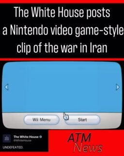 The #WhiteHouse is receiving criticism after posting a montage mixing #Iran strikes with the #WiiSports game.