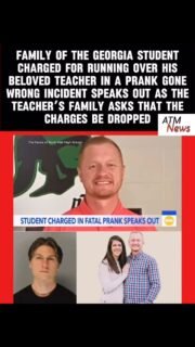 The family of #JaydenWallace, 18, who was charged with vehicular homicide after accidentally running over his #teacher, 40-year-old Jason Hughes, in Gainesville, GA, released a statement expressing their sorrow and apologizing to the Hughes family.—On Friday, March 6, Wallace and 4 other schoolmates went to Coach Hughes’ house to toilet paper his trees as part of a senior #prank. According to Hughes’ wife, he knew about the prank and was excited to catch them in action. Unfortunately, as Coach Hughes stepped out, he tripped, fell on the roadway, and the students’ truck, driven by Wallace, ran him over. He was later declared dead at the hospital despite the students' efforts to save his life.—Wallace’s family says Coach Hughes had a huge impact on him and that he will always honor his memory. Hughes’ family says it was a tragic #accident, and that Hughes would have wanted the charges dropped.—🎥 @abcnews