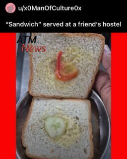 Oops! What would y’all do if this were the #sandwich 🥪 served at your hotel? 🫠