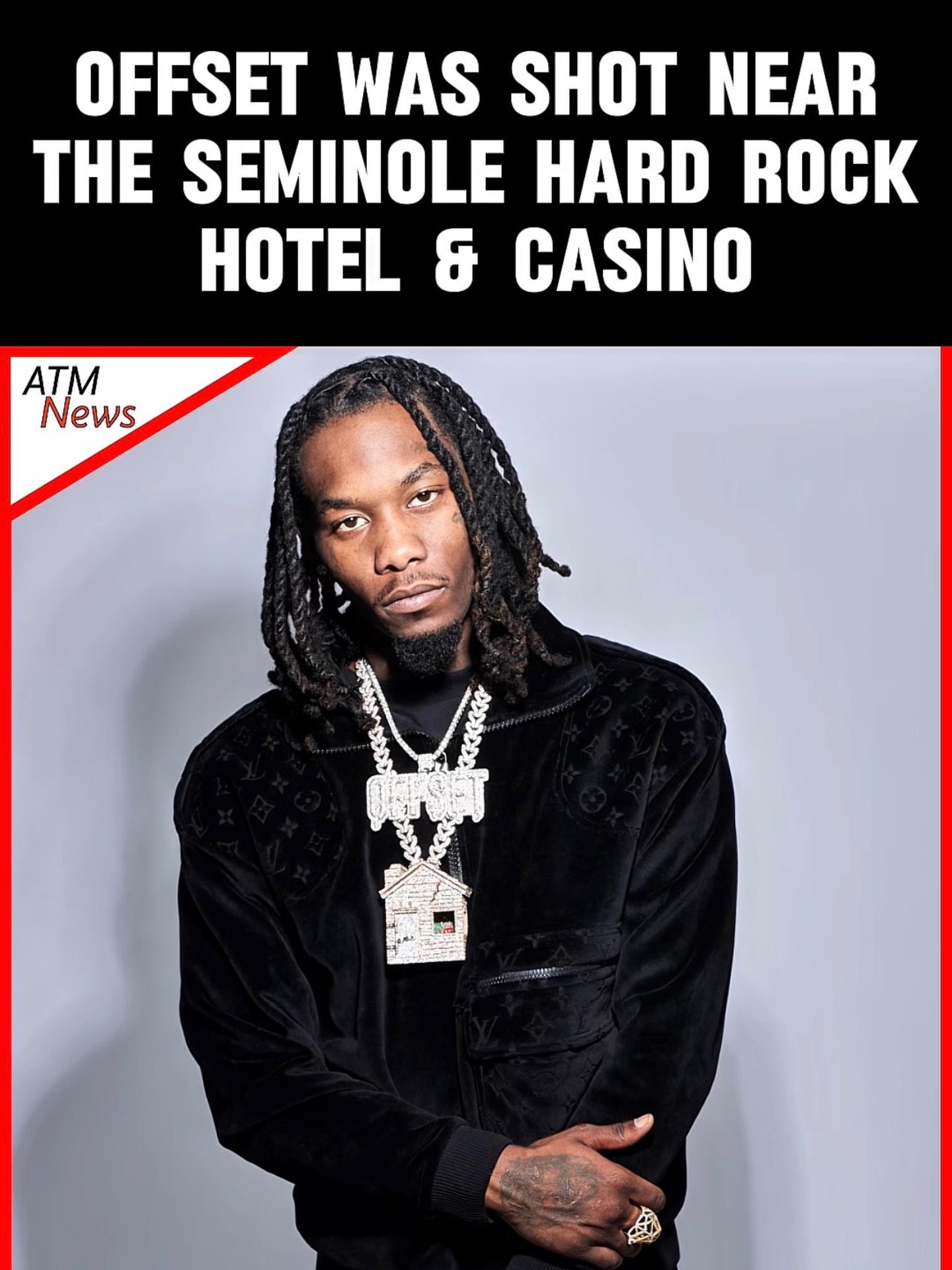 Rapper #Offset was shot around 7 p.m. on Monday at a valet area near the Seminole Hard Rock Hotel & Casino in Hollywood, #Florida, TMZ reports —Fortunately, the #shooting only resulted in non-life-threatening injuries, and Offset was transported to Memorial Regional Hospital in Hollywood, where he remains in stable condition.