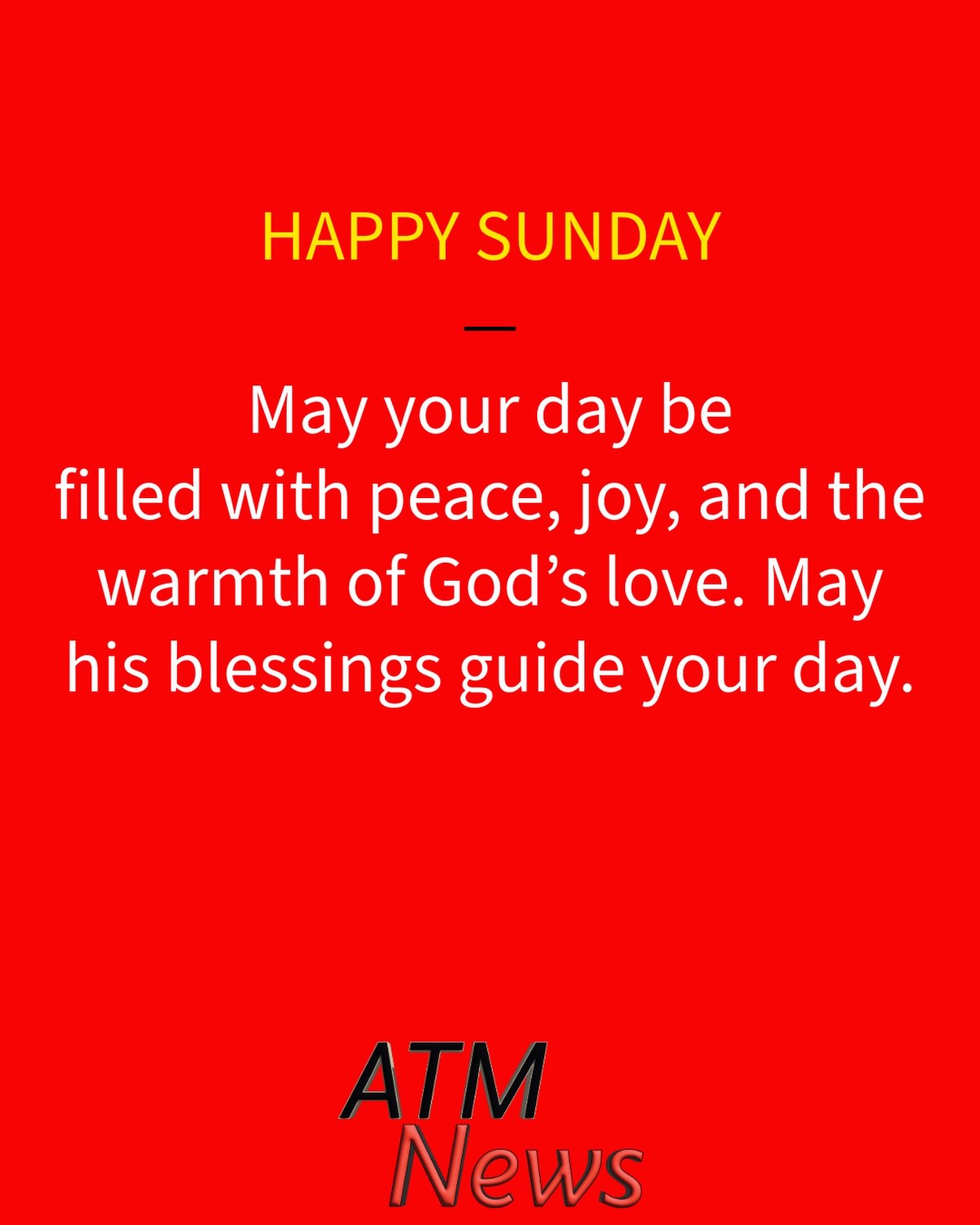 #HappySunday! Don’t forget to smile on this beautiful and blessed day ☀️.