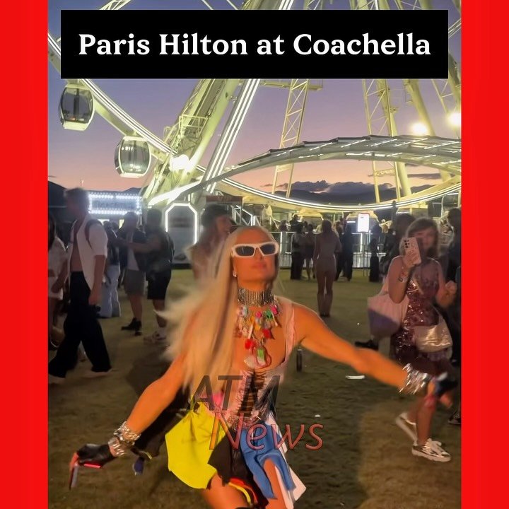 #ParisHilton living her best life at #Coachella2026